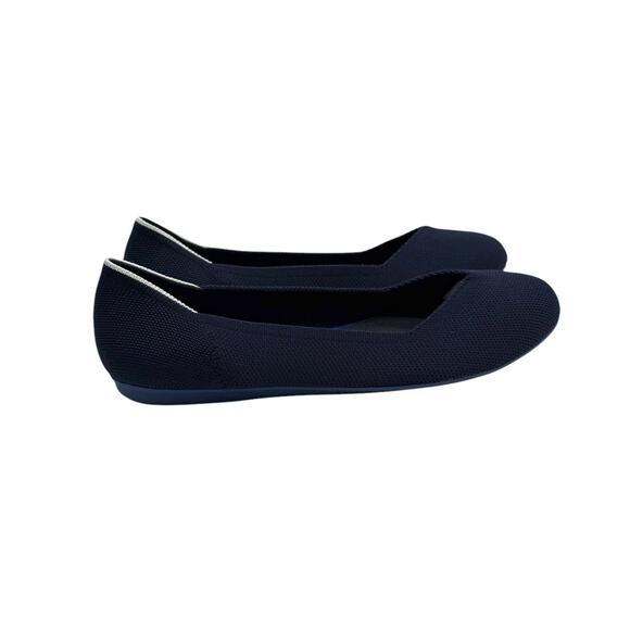 Rothy’s The Flat Maritime Navy Retired White Halo Women’s Size 9 - Picture 4 of 8